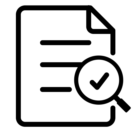 Correct at audit icon